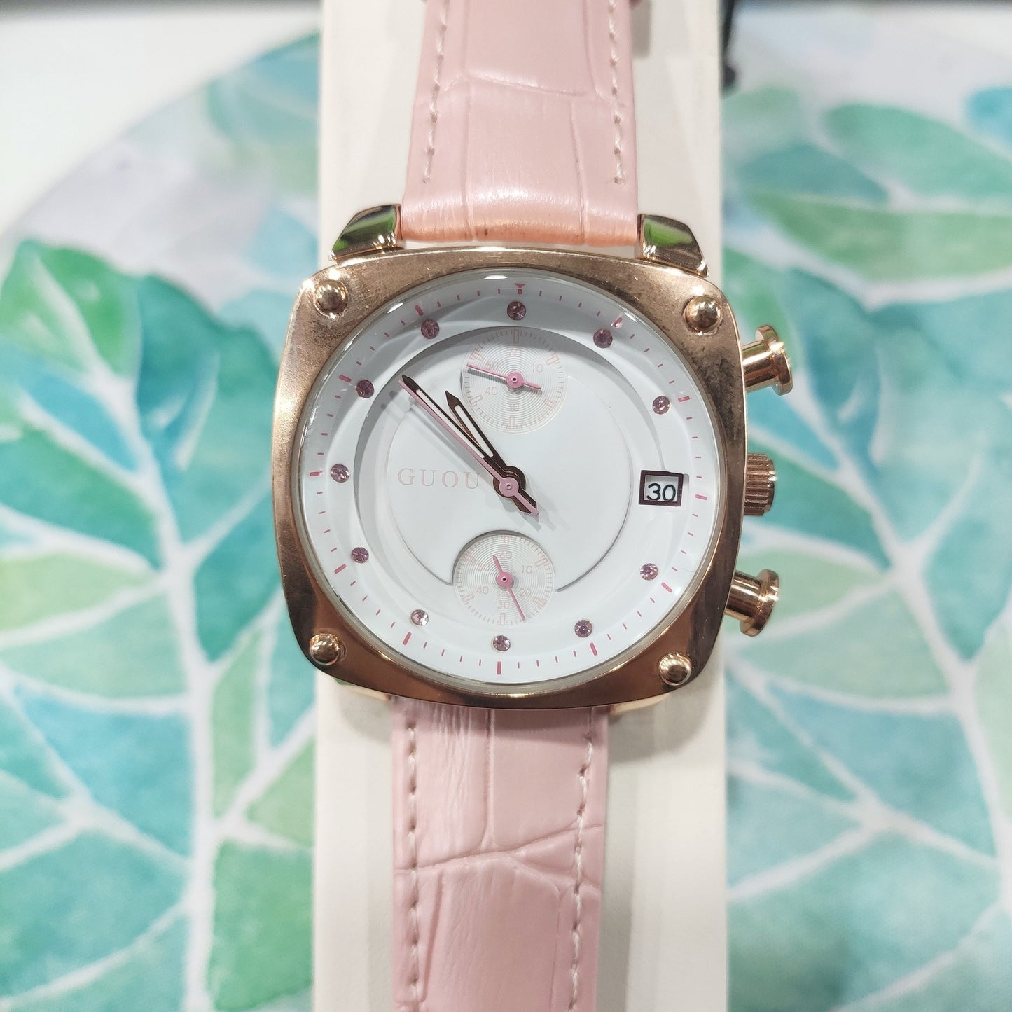 GUOU Fashion Korean Square Watch