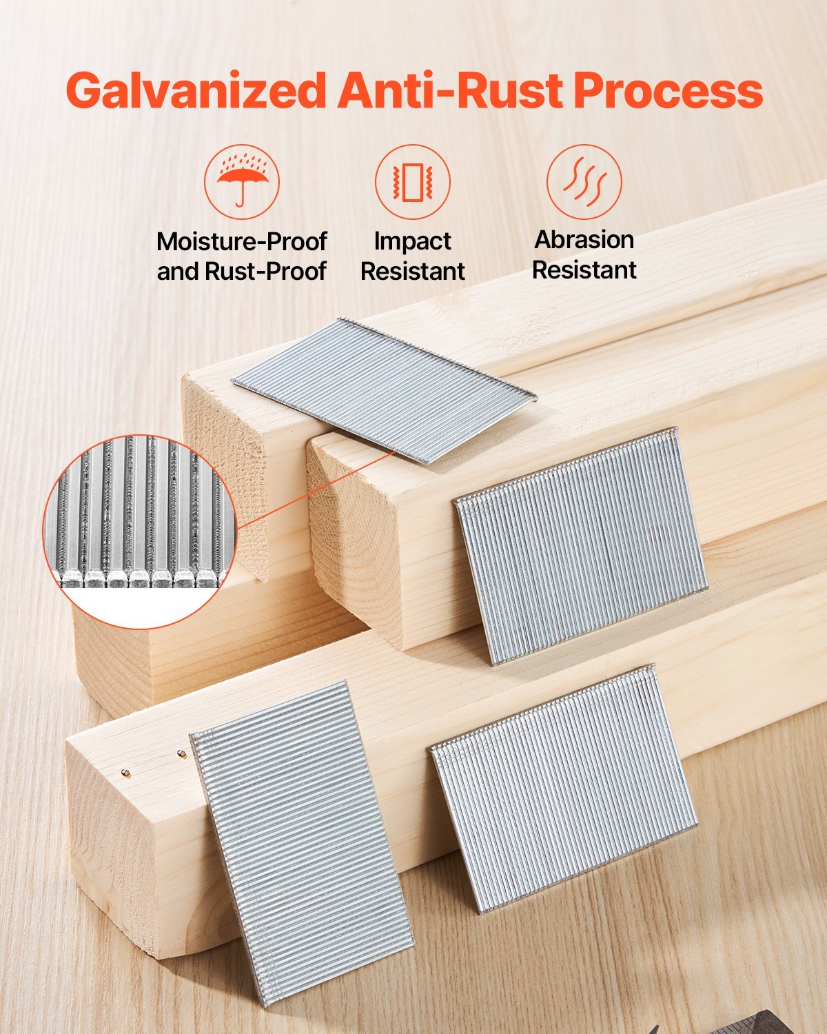 16 Gauge Finish Nails 2 In Straight Finish Nail 2500-Count Galvanized Nail