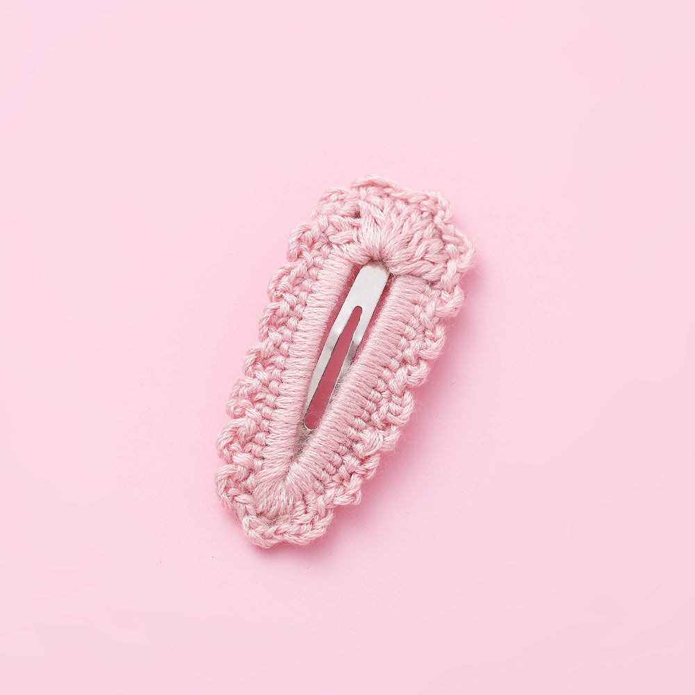 Wool Braided Edge Seamless Cute Children's Hair Clip