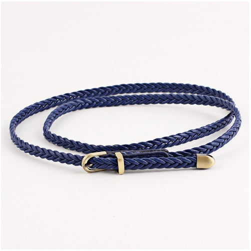Woven Belt Female Pin Buckle Retro Casual